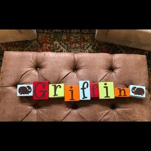 Griffin Name Blocks